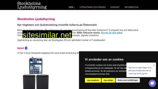 stockholmsljuduthyrning.se alternative sites