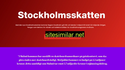 stockholmsskatten.se alternative sites