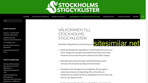 Stockholmsstigcyklister similar sites