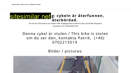 stolenbike.se alternative sites