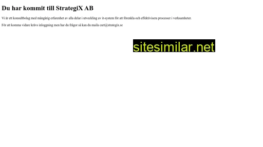 strategix.se alternative sites
