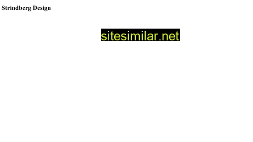 strindbergdesign.se alternative sites