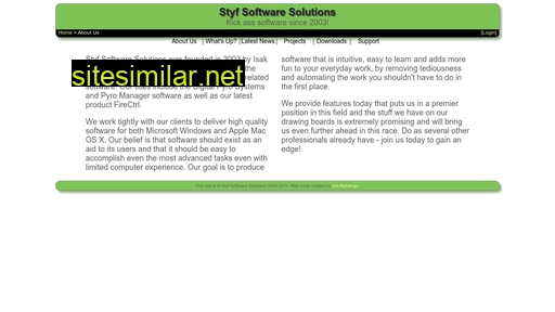 styfsoftware.se alternative sites