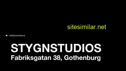 stygnstudios.se alternative sites