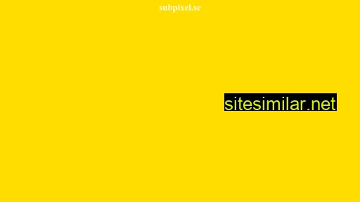 subpixel.se alternative sites