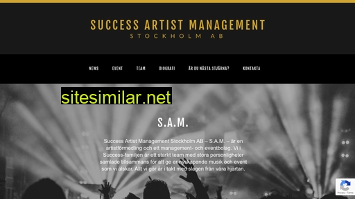 successartistmanagement.se alternative sites