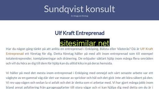 sundqvistkonsult.se alternative sites