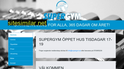supergym.se alternative sites