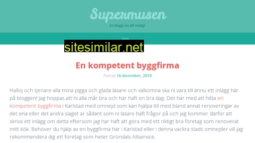 supermusen.se alternative sites