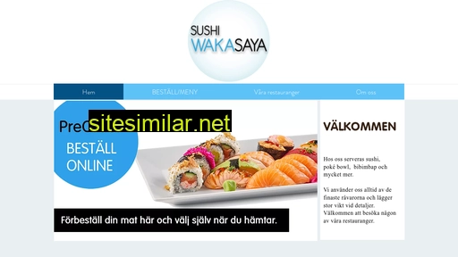 sushiwakasaya.se alternative sites