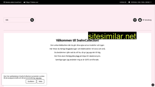 svahncollection.se alternative sites