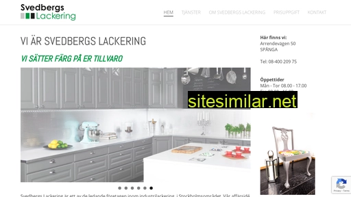 Svedbergslackering similar sites