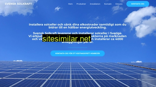 Svensk-solkraft similar sites