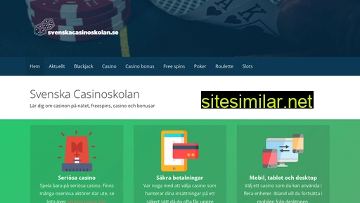 svenskacasinoskolan.se alternative sites