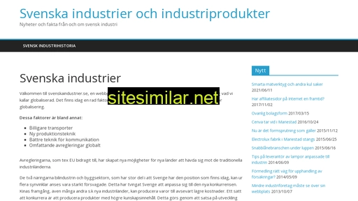 svenskaindustrier.se alternative sites
