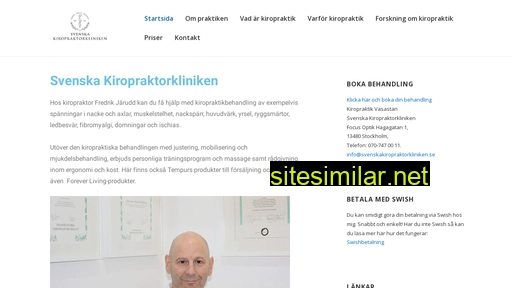 Svenskakiropraktorkliniken similar sites