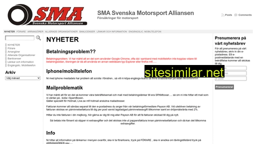 svenskamotorsportalliansen.se alternative sites