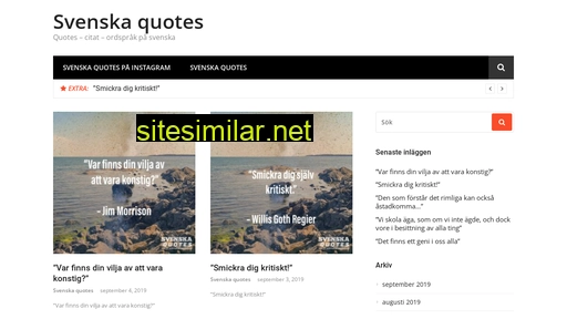 svenskaquotes.se alternative sites