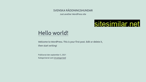 Svenskaraddningshundar similar sites