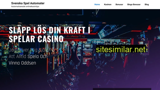 Svenskaspelautomater similar sites