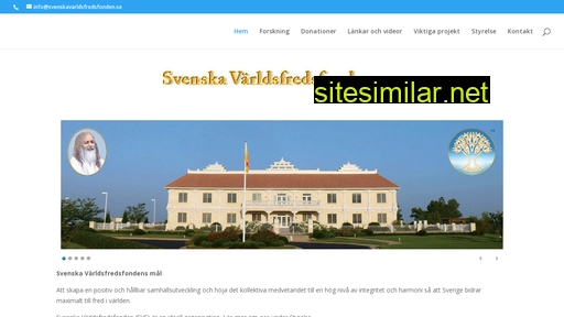 svenskavarldsfredsfonden.se alternative sites
