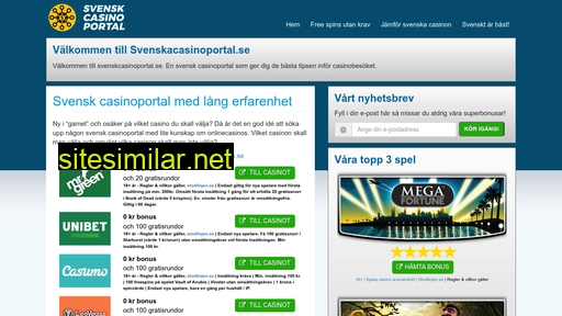 svenskcasinoportal.se alternative sites