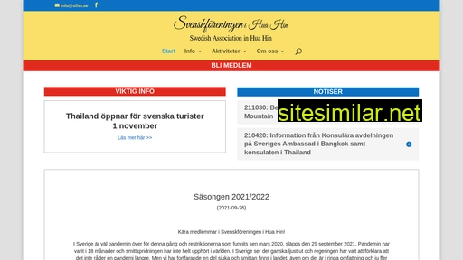svenskforeningenhuahin.se alternative sites
