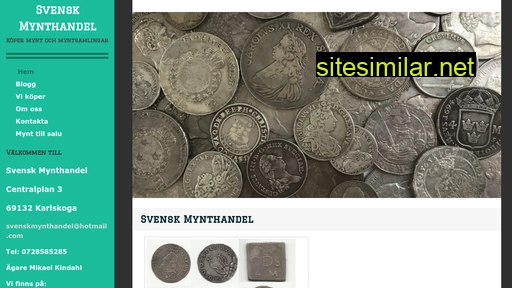 svenskmynthandel.se alternative sites