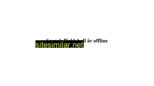 svenskpickleball.se alternative sites