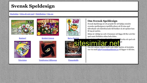 svenskspeldesign.se alternative sites