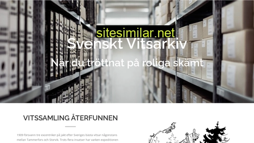 Svensktvitsarkiv similar sites