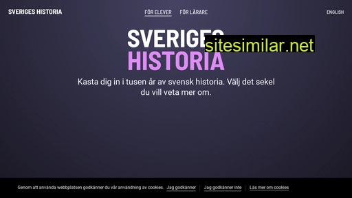sverigeshistoria.se alternative sites