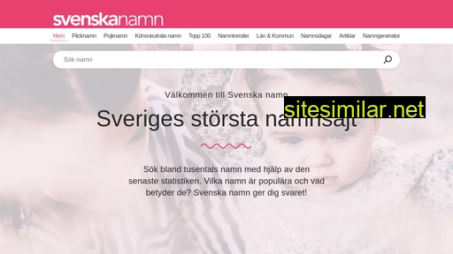svenskanamn.se alternative sites
