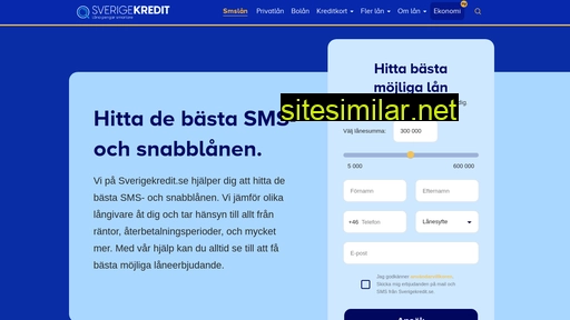 Sverigekredit similar sites