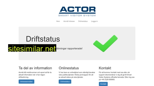 svsstatus.se alternative sites