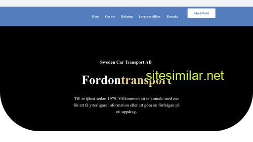 swedencartransport.se alternative sites