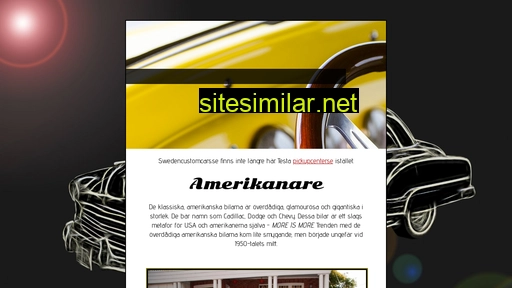 swedencustomcars.se alternative sites