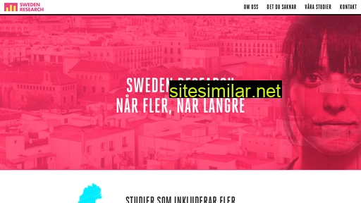 swedenresearch.se alternative sites
