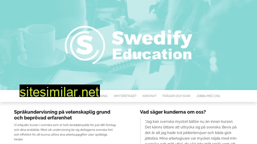 swedifyeducation.se alternative sites