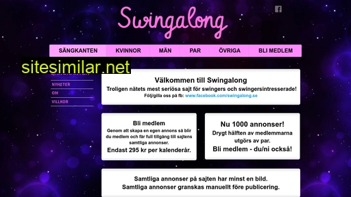 swingalong.se alternative sites