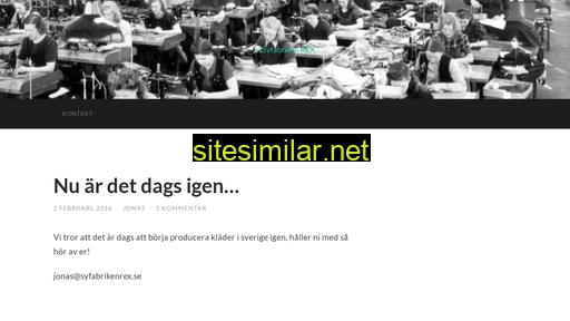 syfabrikenrex.se alternative sites