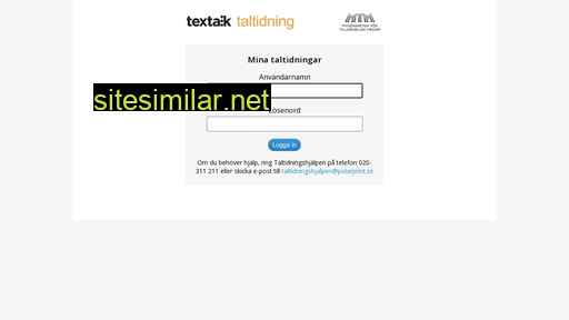 taltidning.textalk.se alternative sites