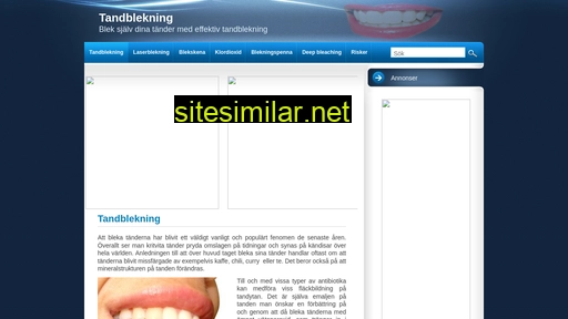 tand-blekning.se alternative sites