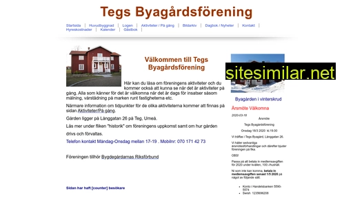 tegsbyagard.se alternative sites