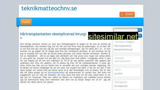 teknikmatteochnv.se alternative sites