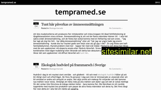 tempramed.se alternative sites