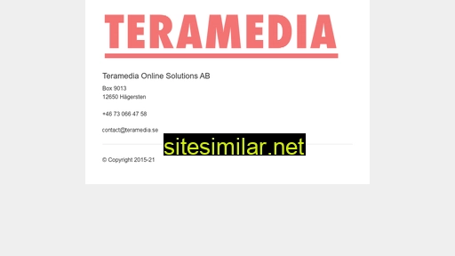 teramedia.se alternative sites
