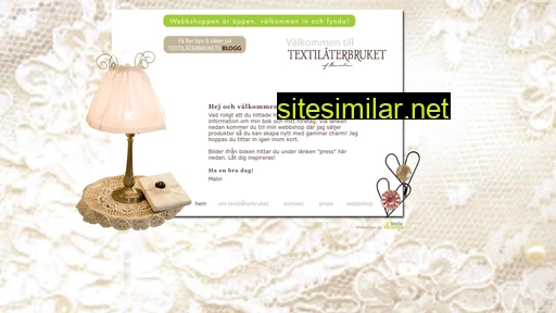 textilaterbruket.se alternative sites