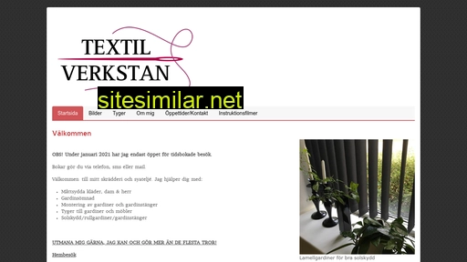 textilverkstan.se alternative sites