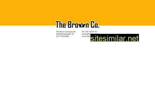 Thebrownco similar sites